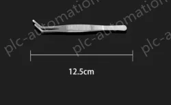 Stainless steel tweezers Curved round head (thick) 12.5cm