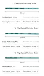 93411/3 Piece Mini Saw Blade 6"