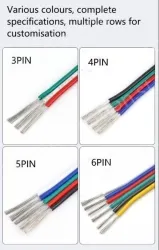 LED light connecting cable 26AWG*2 and (7/0.12TS)