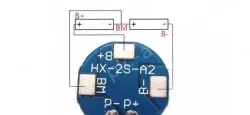 Lithium battery overcharge, overdischarge, overcurrent, short-circuit charging protection board 7.4V 5A rotundity
