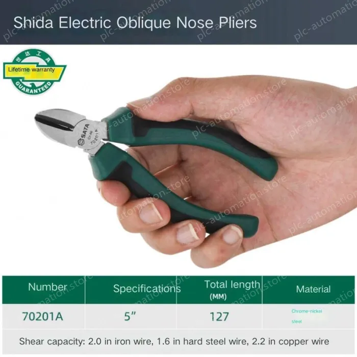 5" diagonal pliers Power grade 70201A