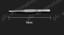 Stainless steel tweezers Straight round toe (thick) 18cm