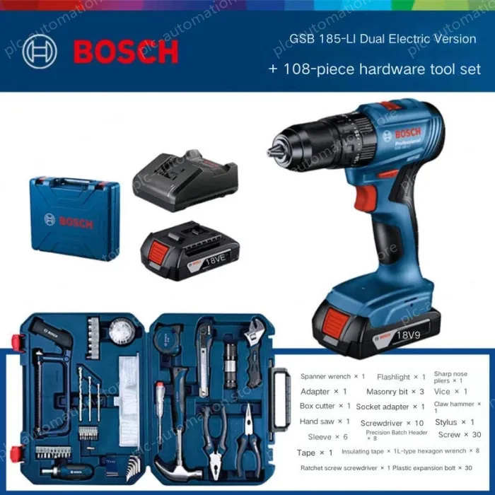 GSB 185-LI Dual Electric + 108 Piece Set