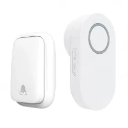 No need for battery powered doorbell wireless 433 remote Dingdong music light self generating caller