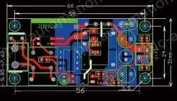 Small, safe isolated, regulated power supply switching power supply module 12V 450MA