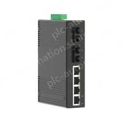 2 Ports 100M F(x) + 4 Ports 10/100M T(x) Din-Rail Unmanaged Industrial Ethernet Switch