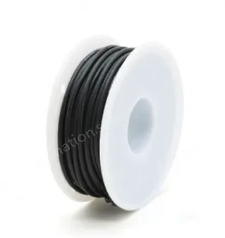 Silicone high temperature cable 26AWG Black