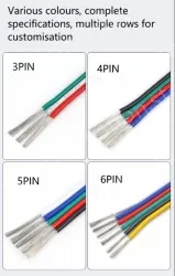 LED light connecting cable 20AWG*4 and (21/0.178TS)