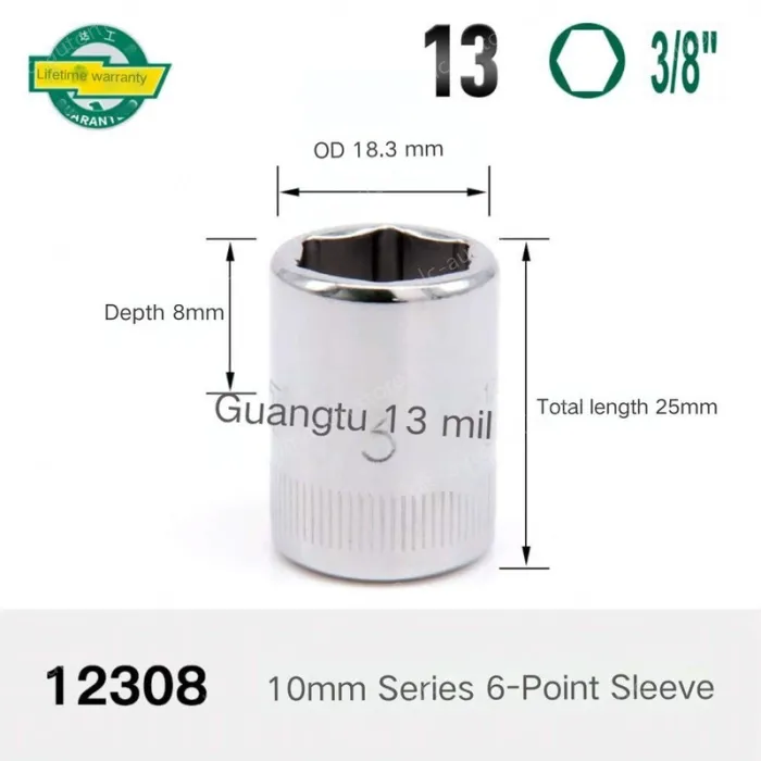 CALC-13mm-10mm series 3/8-12308