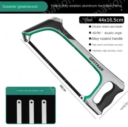 Heavy Duty Aviation Aluminum Hacksaw 3 Second Replacement Saw Blade Contains 4 Carbon Hacksaw Blades