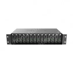 14-slot fiber optic transceiver chassis