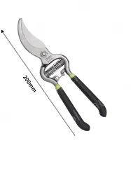 Silver 8 inch-55# carbon steel heavy duty pruning shears