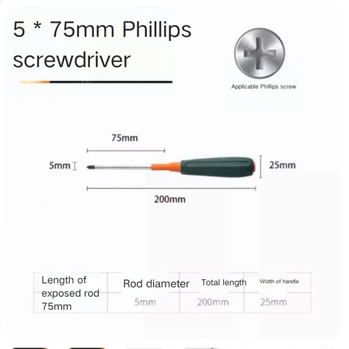 Phillips screwdriver 5*75