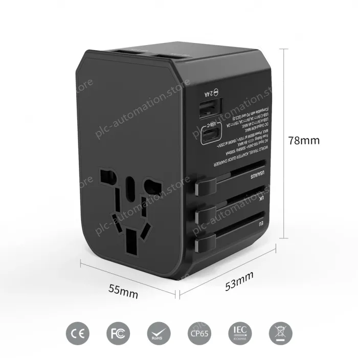 Hot sale PD travel adapter KRUSB-WLG3301B