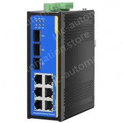 [3 Gigabit + 6 Gigabit Battery] ring network management industrial switch