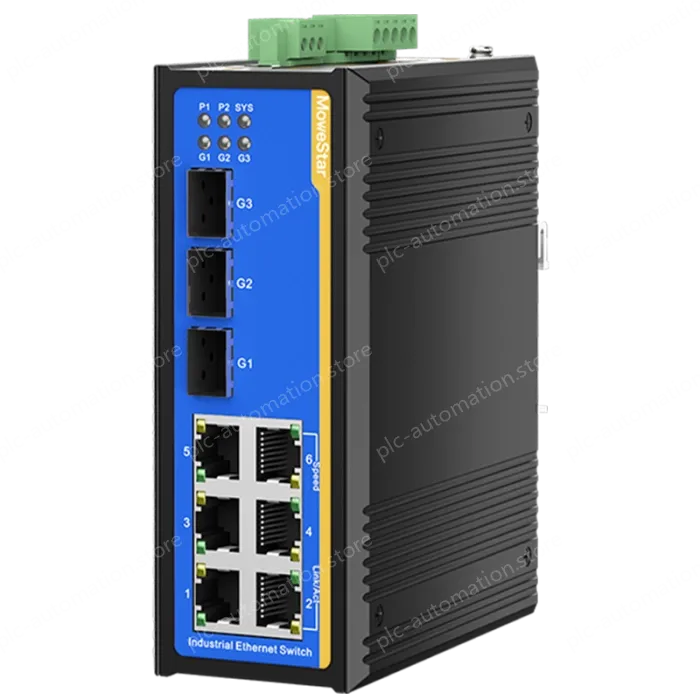 [3 Gigabit + 6 Gigabit Battery] ring network management industrial switch