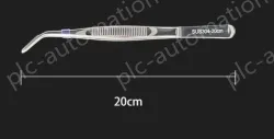 Stainless steel tweezers Curved round head (304 models) 20cm