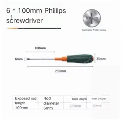 Phillips screwdriver 6*100
