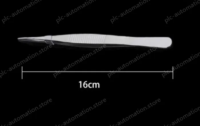 Stainless steel tweezers Straight tip (thick) 16cm