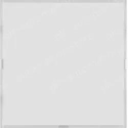 Push-button 1gang,RGB LED, int. temp. sensor, KNX - S.1/B.3/B.7, f. p.white