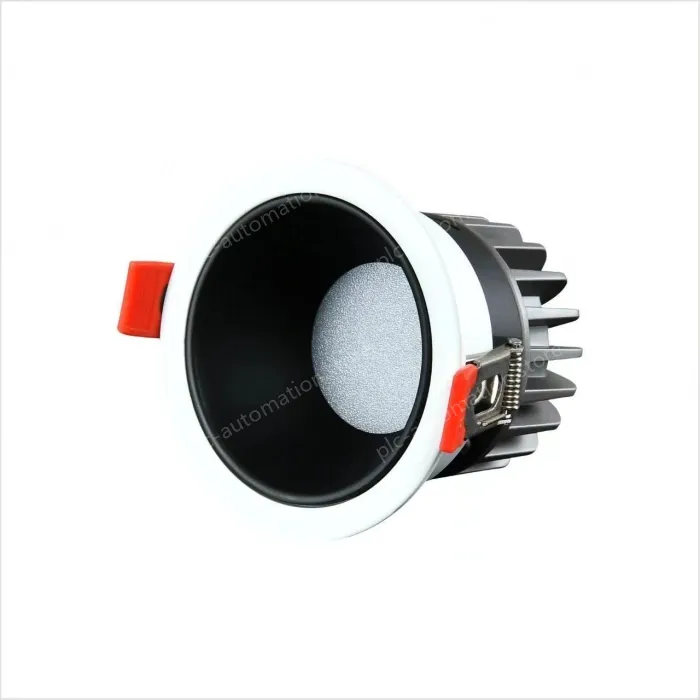 Downlight model: 7W black cup with 75mm opening 3500K Preh chip + isolated driver