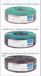 LED light connecting cable 16AWG*2 and （26/0.254TS)