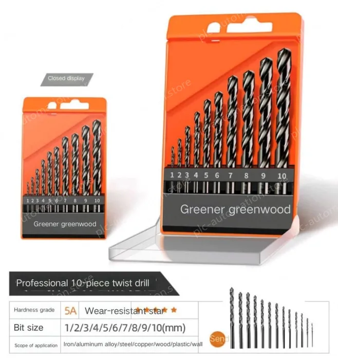 Professional 10-piece set + 13 twist drills