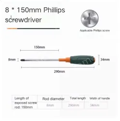 Phillips screwdriver 8*150