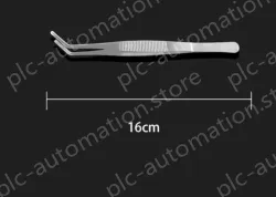 Stainless steel tweezers Curved round head (thick) 16cm