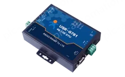 An industrial router with serial port