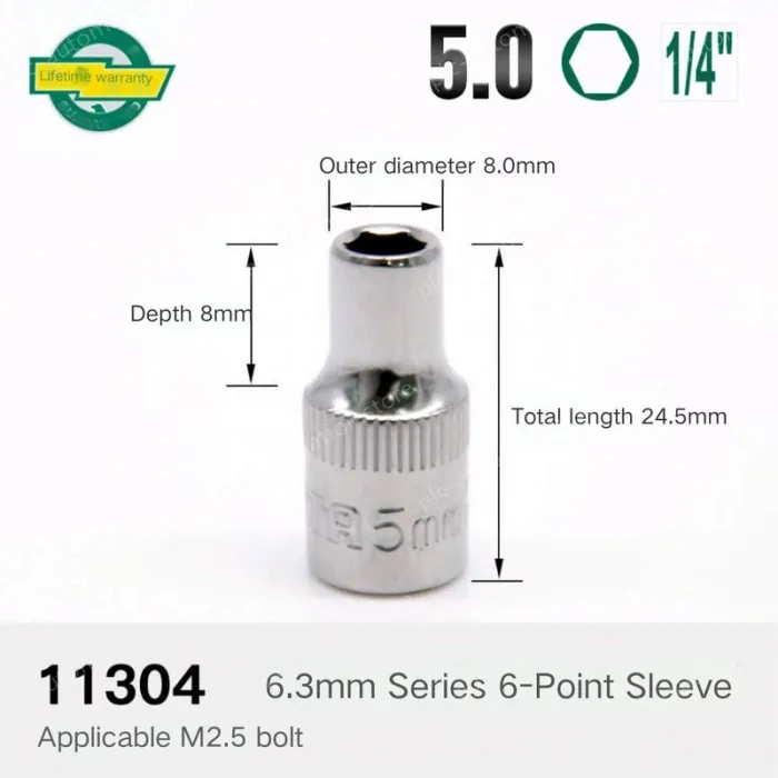 Xiaofei-5.0mm-6.3mm series 1/4-11304