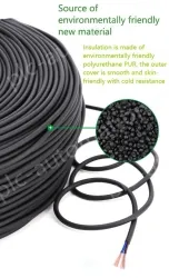 5 core 4 core 2 core sensor cable 24 AWG 2 pole