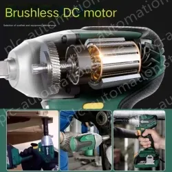 Electric wrenches 05818BTC - Standard version of two batteries and one charger shelf worker package