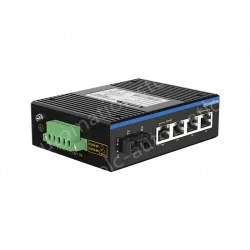 1 Port 100M F(x) + 4 Ports 10/100M T(x) Din-Rail Unmanaged Industrial Ethernet Switch