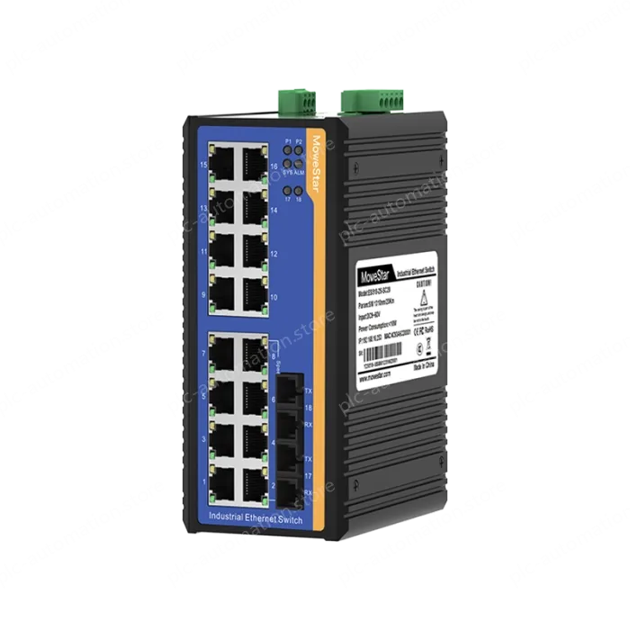 [100 Gigabit 2 Optical 16 Electric] Ring Network Management Industrial Switch