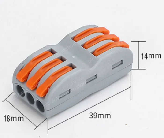 Quick terminal blocks-SPL-3 triple in and three out