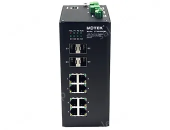 UOTEK 8G+4G Full Gigabit Managed Ethernet Switch