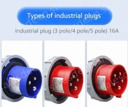 4 pole 63A concealed socket