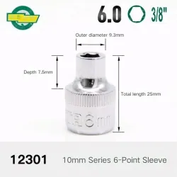 CALC-6.0mm-10mm series 3/8-12301
