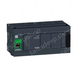 TM241CE40T logic controller, Modicon M241, 40 IO, transistor, PNP, Ethernet