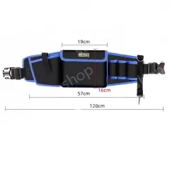 The blue edge upgraded middle pocket can be equipped with an electric drill + hook included