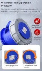 4 pole 63A plug